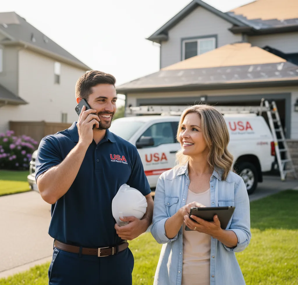 USA Roof Repair Experts customer support in Normal